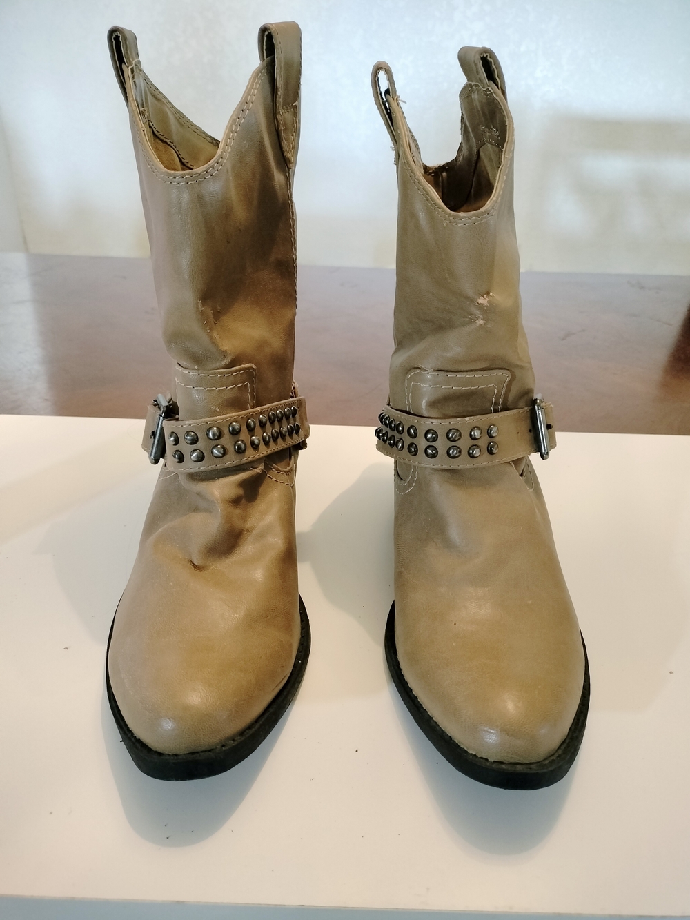 Studded Women's Mid-Calf Boots